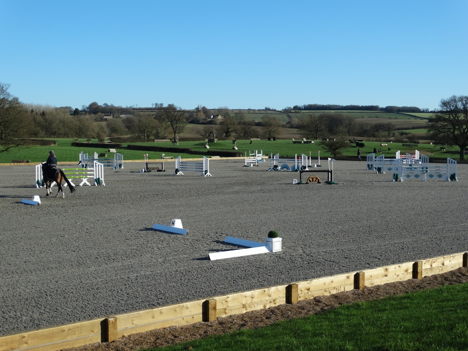All Weather Arena Hire in Cotswolds- Lyneham Heath, Oxfordshire